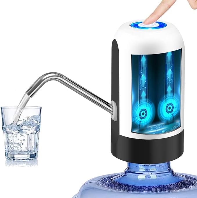 Automatic Wireless Water Can Dispenser Pump | Rechargeable Electric Bottle Can Dispenser | Low Noise, High Efficiency